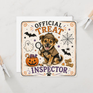 Official Treat Inspector Card