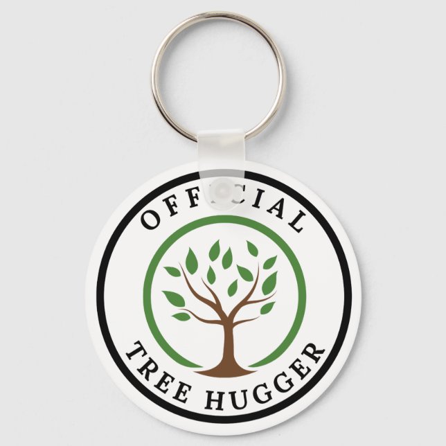 Official Tree Hugger  Key Ring (Front)