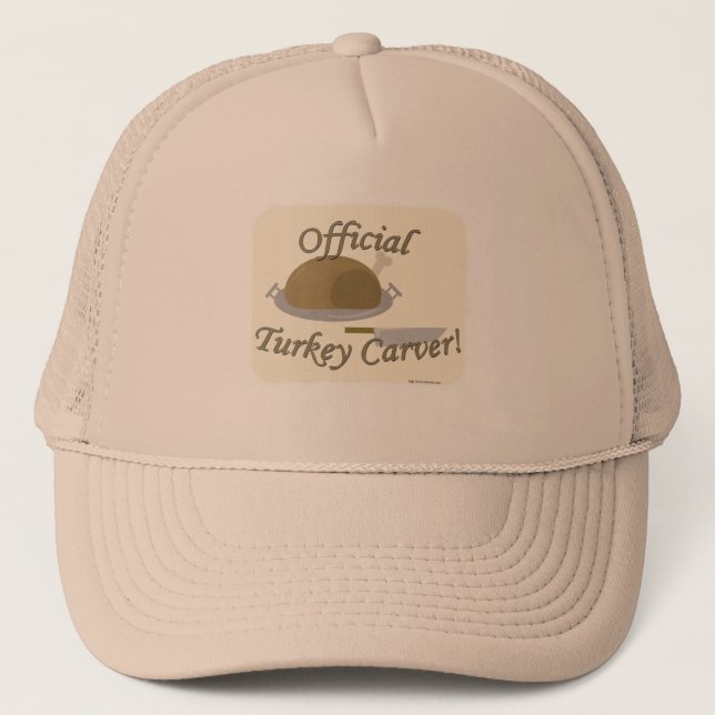 Official Turkey Carver Trucker Hat (Front)