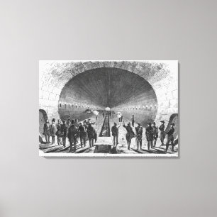 Official visit of the Minister of Interior Canvas Print