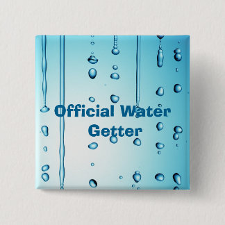 Official Water Getter 15 Cm Square Badge