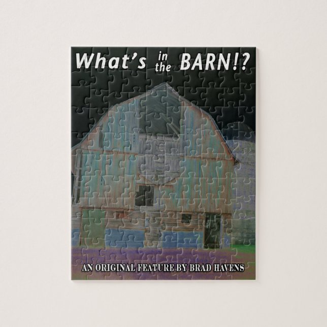 Official What's in the Barn!? Poster on a Jigsaw Puzzle (Vertical)