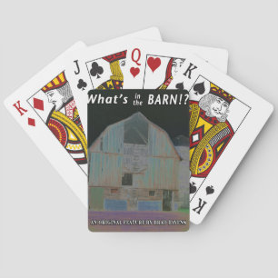 Official What's in the Barn!? Poster on Playing Cards