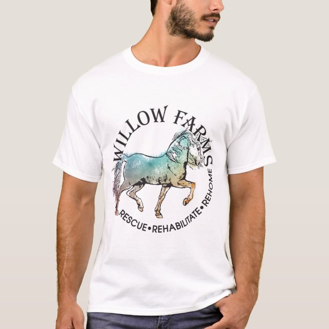 Official Willow Farms Rescue T-Shirt 2023 (Front)
