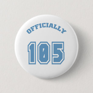 Officially 105 6 cm round badge