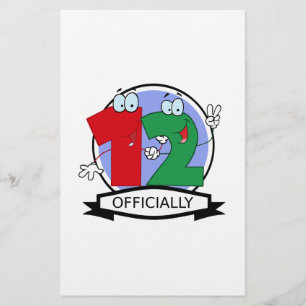 Officially 12 Birthday Banner
