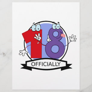 Officially 18 Birthday Logo