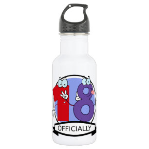 Officially 18th Birthday Number 532 Ml Water Bottle