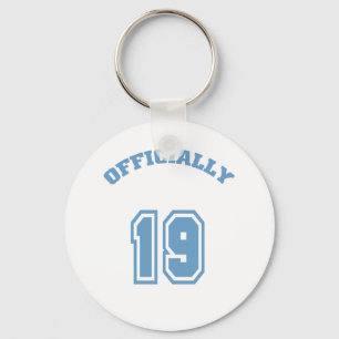 Officially 19 key ring