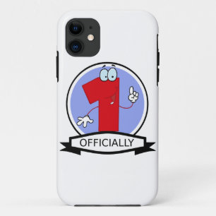 Officially 1 Birthday Banner Case-Mate iPhone Case