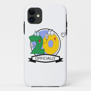 Officially 20 Birthday Banner Case-Mate iPhone Case
