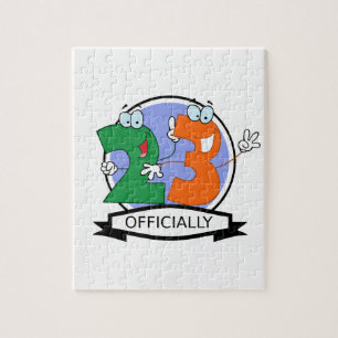 Officially 23 Birthday Logo Jigsaw Puzzle