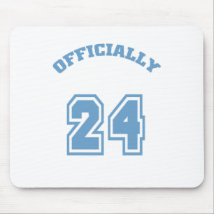 Officially 24 mouse pad