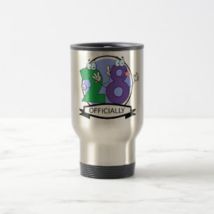 Officially 28 Birthday Logo Travel Mug