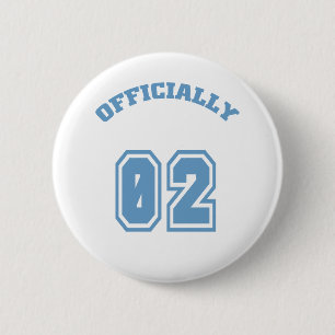 Officially 2 6 cm round badge