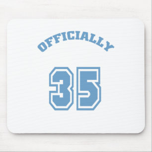 Officially 35 mouse pad