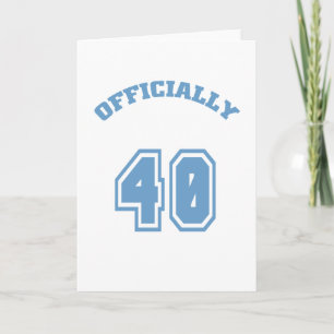 Officially 40 card