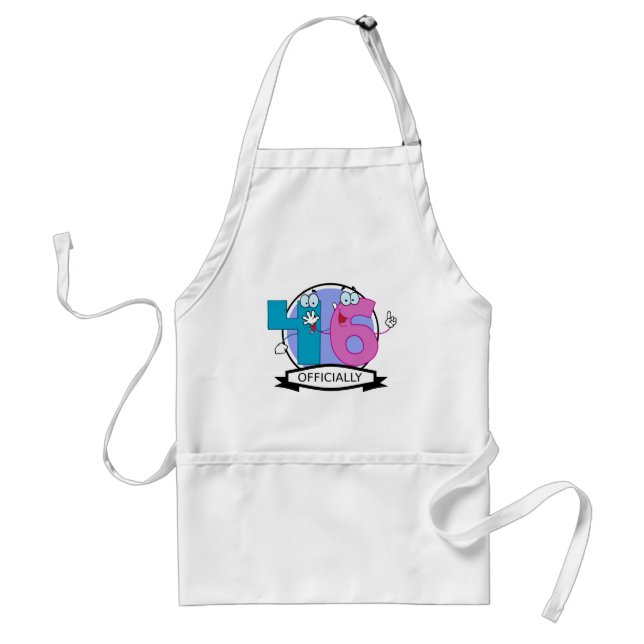 Officially 46 Birthday Banner Standard Apron (Front)