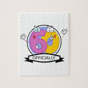 Officially 60 Birthday Banner Jigsaw Puzzle