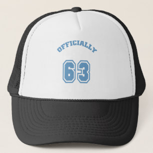 Officially 63 trucker hat