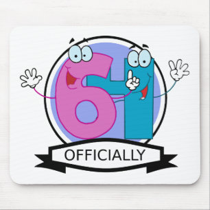 Officially 64 Birthday Banner Mouse Pad