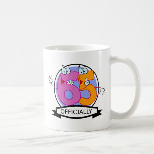 Officially 65 Birthday Banner Coffee Mug