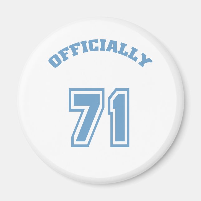 Officially 71 magnet (Front)