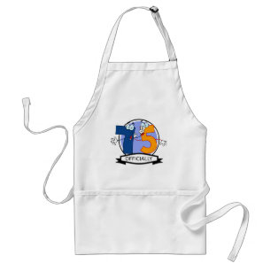 Officially 75 Birthday Banner Standard Apron