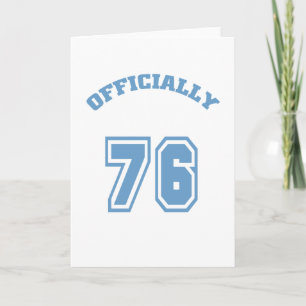 Officially 76 card