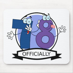 Officially 78 Birthday Banner Mouse Pad