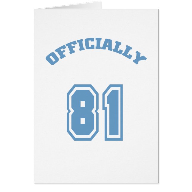 Officially 81 (Front)