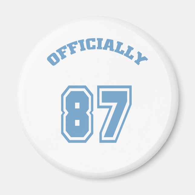 Officially 87 magnet (Front)