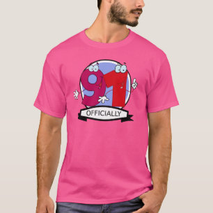 Officially 91 Birthday Banner T-Shirt