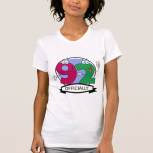Officially 92 Birthday Banner T-Shirt