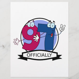 Officially 97 Birthday Banner