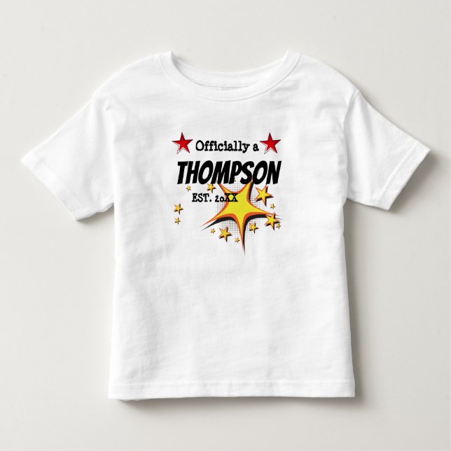 Officially a Family - Foster Adopt - New Child Toddler T-Shirt (Front)