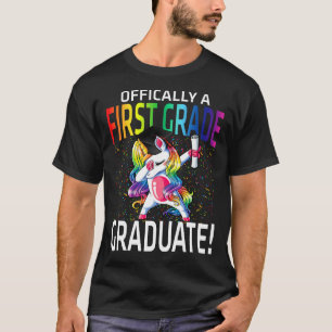Officially A First Grade Graduate Unicorn T-Shirt