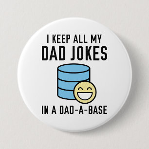 Officially Dad Jokes 7.5 Cm Round Badge