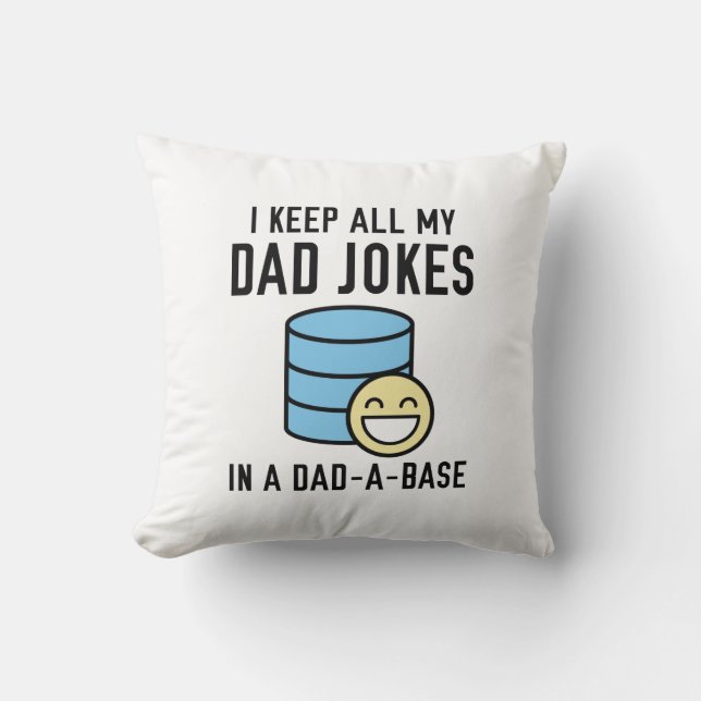 Officially Dad Jokes Cushion (Front)