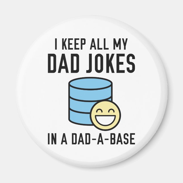 Officially Dad Jokes Magnet (Front)