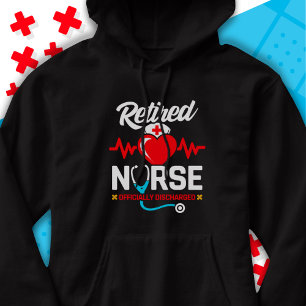 Officially Discharged Retired Nurse Retirement Hoodie