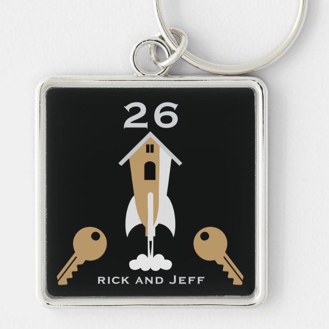 Officially Homeowners Congratulations Key Ring (Front)