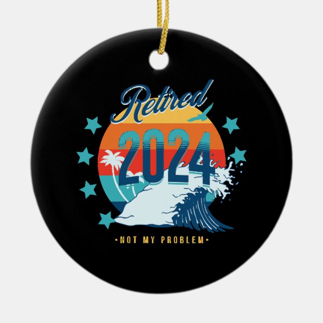 Officially Retired 2024 Ceramic Tree Decoration (Front)