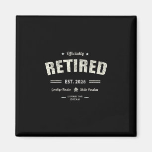 Officially Retired 2026 Mother Vacation Mom Holida Magnet