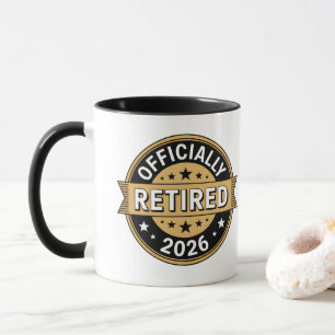 Officially retired 2026 mug