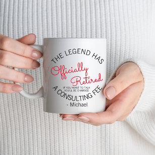 Officially Retired For Men Women Funny Retirement Mug