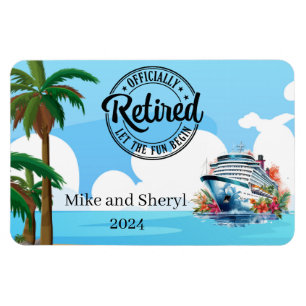 Officially Retired Stateroom Door Magnet