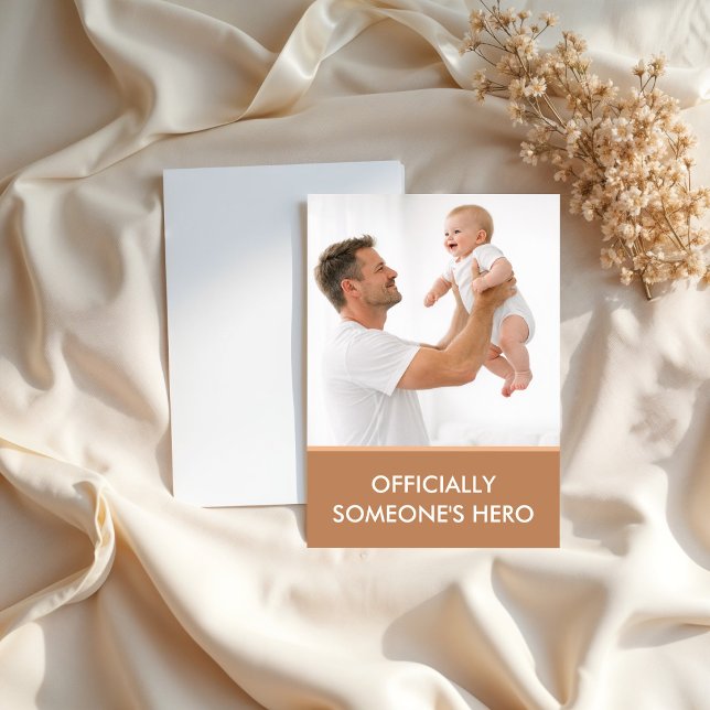 Officially Someone’s Hero Custom Father’s Day Card (Creator Uploaded)