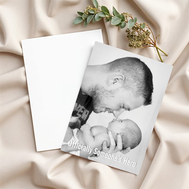 Officially Someone’s Hero Custom Father’s Day Card (Creator Uploaded)