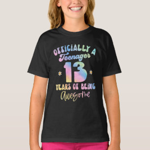 Officially Teenager 13 Years Of Being Awesome 13th T-Shirt